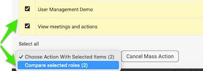 compare roles