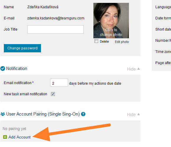 Account pairing II
